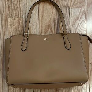 Tory Burch Tan Leather Tote Bag